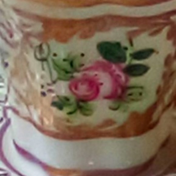 Limoges Peint Main Hand Painted Cup and Saucer - Picture 8 of 10
